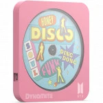 Оптический привод LG K-POP BTS Dynamite Multi OS DVD writer Pink External Slim GPM2MK10