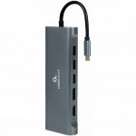 Cablexpert USB Type-C 8-in-1 multi-port adapter A-CM-COMBO8-01