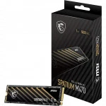 Внутренний жесткий диск MSI SPATIUM M470 SPATIUM M470 PCIe 4.0 NVMe M.2 1TB (SSD (твердотельные), 1 ТБ, M.2)