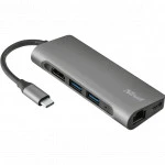 Trust Dalyx Aluminium 7-in-1 USB-C Multi-port Adapter 23331