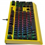 Клавиатура A4Tech B810RC YELLOW RGB Проводная, USB