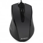 Мышь A4Tech N-500F N-500F-GLOSSY-GREY (Бюджетная, Проводная)