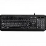 Клавиатура 2E KS120 USB Black с белой подсветкой 2E-KS120UB (Проводная, USB)