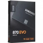 Внутренний жесткий диск Samsung 870 EVO MZ-77E500B/EU (SSD (твердотельные), 500 ГБ, 2.5 дюйма, SATA)