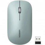 Мышь UGREEN MU001 Wireless Mouse Green 90374 (Бюджетная, Беспроводная)