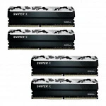 ОЗУ G.Skill Sniper X F4-3200C16Q-64GSXWB DIMM, DDR4, 64 Гб (4 х 16 Гб), 3200 МГц