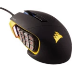 Мышь Corsair Scimitar PRO RGB Yellow-Black CH-9304011-EU (Игровая, Проводная)