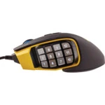 Мышь Corsair Scimitar PRO RGB Yellow-Black CH-9304011-EU (Игровая, Проводная)