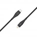 Кабель интерфейсный Belkin DuraTek Plus (1.2m) F8J243BT04-BLK (USB Type C - Lightning (8pin))