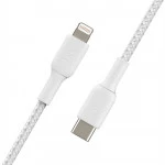 Кабель интерфейсный Belkin Lightning - USB-С white (1m) CAA004BT1MWH (USB Type C - Lightning (8pin))