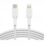 Кабель интерфейсный Belkin Lightning - USB-С white (1m) CAA004BT1MWH (USB Type C - Lightning (8pin))
