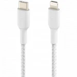 Кабель интерфейсный Belkin Lightning - USB-С white (1m) CAA004BT1MWH (USB Type C - Lightning (8pin))