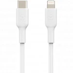Кабель интерфейсный Belkin Lightning - USB-С white (1m) CAA003BT1MWH (USB Type C - Lightning (8pin))