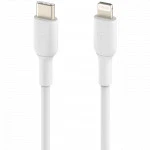 Кабель интерфейсный Belkin Lightning - USB-С white (1m) CAA003BT1MWH (USB Type C - Lightning (8pin))