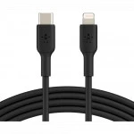 Кабель интерфейсный Belkin PVC black (1m) CAA003BT1MBK (USB Type C - Lightning (8pin))