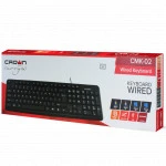 Клавиатура CROWN micro CMK-02 (Проводная, USB)