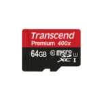 Флеш (Flash) карты Transcend 64GB microSDXC Class10 UHS-I 300X PREMIUM + adapter TS64GUSDU1 (64 ГБ)