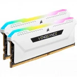 ОЗУ Corsair Vengeance RGB Pro SL White Heatspreader CMH32GX4M2E3200C16W (DIMM, DDR4, 32 Гб (2 х 16 Гб), 3200 МГц)
