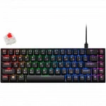 Клавиатура 2E KG380 RGB Black Red Switch 2E-KG380UBK-RD (Беспроводная, USB)