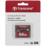 Флеш (Flash) карты Transcend Premium CF TS64GCF800 (64 ГБ)
