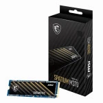 Внутренний жесткий диск MSI SPATIUM M370 NVMe M.2 128GB (SSD (твердотельные), 128 ГБ, M.2, PCIe)