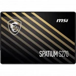 Внутренний жесткий диск MSI SPATIUM S270 SATA 2.5" 240GB (SSD (твердотельные), 240 ГБ, 2.5 дюйма, SATA)