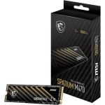 Внутренний жесткий диск MSI Spatium M470 SPATIUMM470PCIE4.0NVMEM.2.2TB (SSD (твердотельные), 2 ТБ, M.2, PCIe)