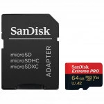 Флеш (Flash) карты SanDisk Extreme Pro SDSQXCU-064G-GN6MA (64 ГБ)