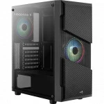 Корпус Aerocool Menace Saturn RGB MENACE SATURN RGB-G-BK-V1 (Бюджетные, Mid-Tower)