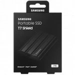 Внешний жесткий диск Samsung External SSD T7 Shield Black MU-PE1T0S/WW (1 ТБ)