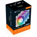 Система охлаждения ID-Cooling ID-FAN-ZF-12025-ARGB-TRIO-SNOW Для системного блока