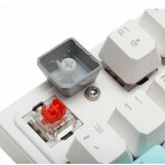 Клавиатура A4Tech S510R USB ICY WHITE/BLMS RED (Проводная, USB)