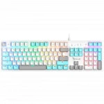 Клавиатура A4Tech S510R USB ICY WHITE/BLMS RED (Проводная, USB)