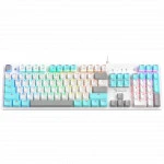 Клавиатура A4Tech S510R USB ICY WHITE/BLMS RED (Проводная, USB)