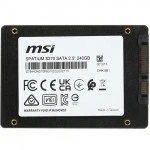 Внутренний жесткий диск MSI SPATIUM S270 S78-440N070-P83 (SSD (твердотельные), 240 ГБ, 2.5 дюйма, SATA)