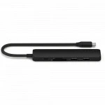 Док-станция Satechi 6-in-1 USB-C Slim Multiport Adapter Black ST-P6SK