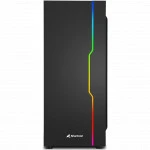 Корпус Sharkoon RGB SLIDER BLACK RGB SLIDER bk (Игровые, Mid-Tower)