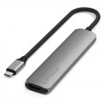 Док-станция Satechi 6-in-1 USB-C Slim Multiport Adapter Space Grey ST-P6SM