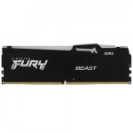 ОЗУ Kingston FURY Beast Black RGB [KF560C36BBEA-16] (DIMM, DDR5, 16 Гб, 6000 МГц)