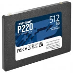 Внутренний накопитель Patriot P220 P220S512G25 SSD (твердотельные), 512 ГБ, 2.5 дюйма, SATA