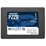 Внутренний жесткий диск Patriot P220 P220S1TB25 (SSD (твердотельные), 1 ТБ, 2.5 дюйма, SATA)