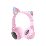 Наушники hoco. W27 Cat ear Pink Hoco W27 Catear Pink