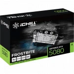 Видеокарта Inno3D GeForce RTX 5080 ICHILL FROSTBITE C50803-16D7X-1760FB 16 ГБ
