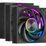 Система охлаждения PCcooler F7 X120 ARGB Black (3 шт.) F7 X120 ARGB BK 3IN1 Для системного блока