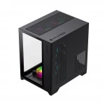 Корпус GameMax Infinity Mini 7 ARGB Fans + Controller Black 9101-0000R0191 (Игровые, Mini-Tower)