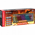 Клавиатура Defender Black Raven GK-417 Black 45417 Проводная, USB