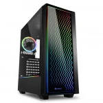 Корпус Sharkoon RGB LIT 200 (Игровые, Mid-Tower)