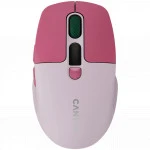 Мышь Canyon MW-26 LCD Silent Dual Mode Wireless Pink CNS-CMSW26P Бюджетные, Беспроводная