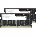 ОЗУ Team Group ELITE SO-DIMM TED464G3200C22DC-S01 (SO-DIMM, DDR4, 64 Гб (2 х 32 Гб), 3200 МГц)