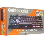 Клавиатура SteelSeries Apex Pro Mini Wireless 64842 (Беспроводная, USB)